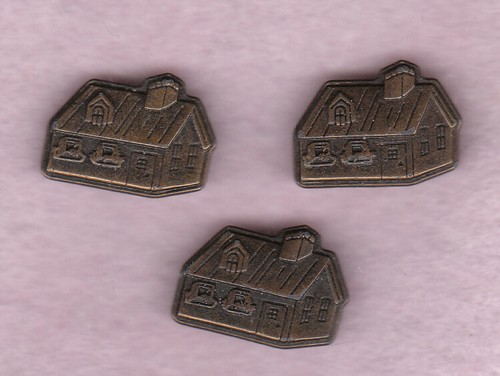 Set realistic shape brass - realistic,